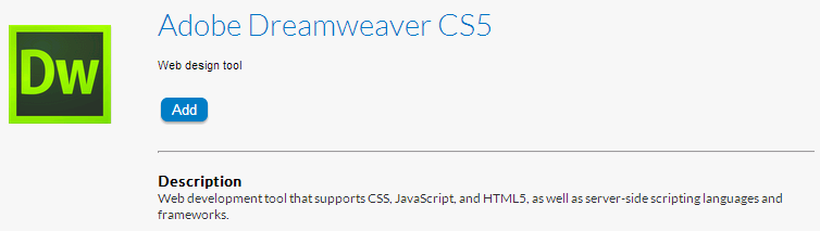 Catalog Item’s Brief Description on the Browse Home tab